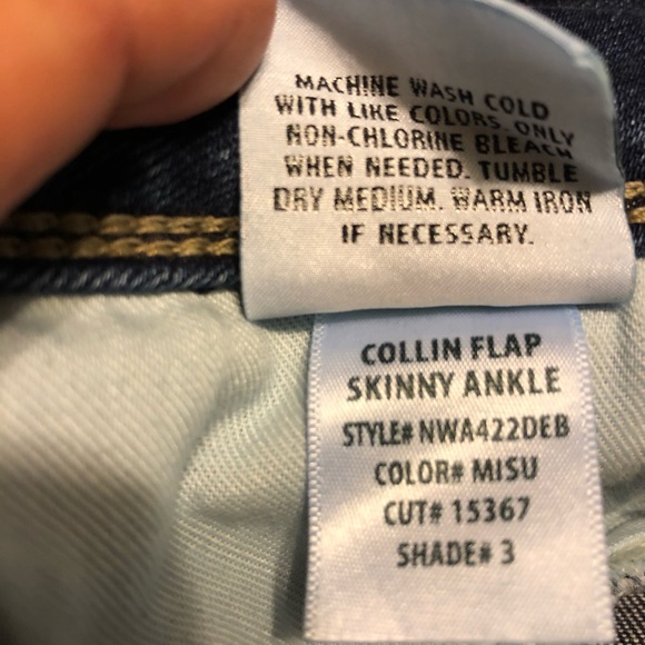 NWT HUDSON BLUE COLLIN FLAP POCKET ANKLE JEANS SIZE 30 - Picture 5 of 6